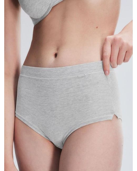 Savage X Gray Cotton Essentials Shortie Knickers