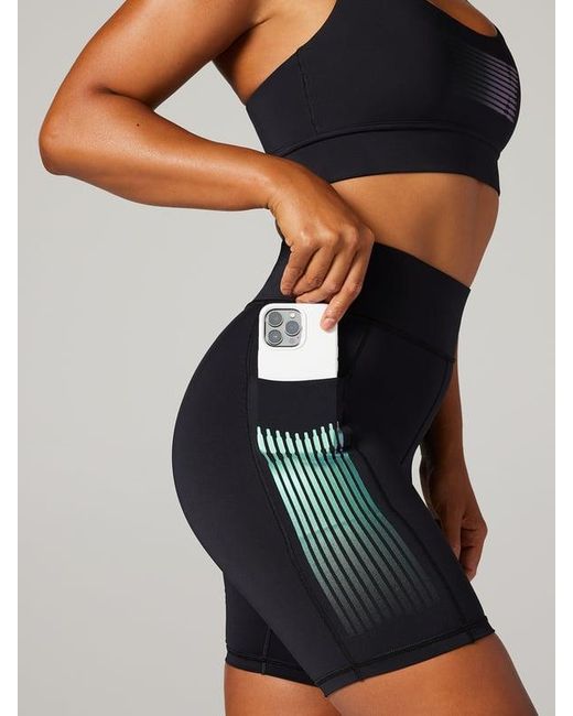 Savage X Black Band-it High-waist Bike Shorts