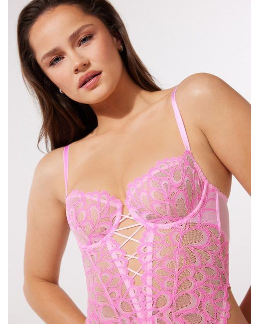 Savage X Pink Savage Not Sorry Underwire Teddy