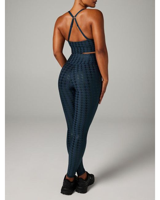 Savage X Blue Sky-hi Houndstooth Super High-waist Pocket Leggings