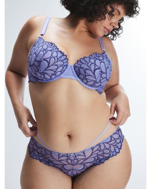 Savage X Blue Savage Not Sorry Unlined Lace Balconette Bra