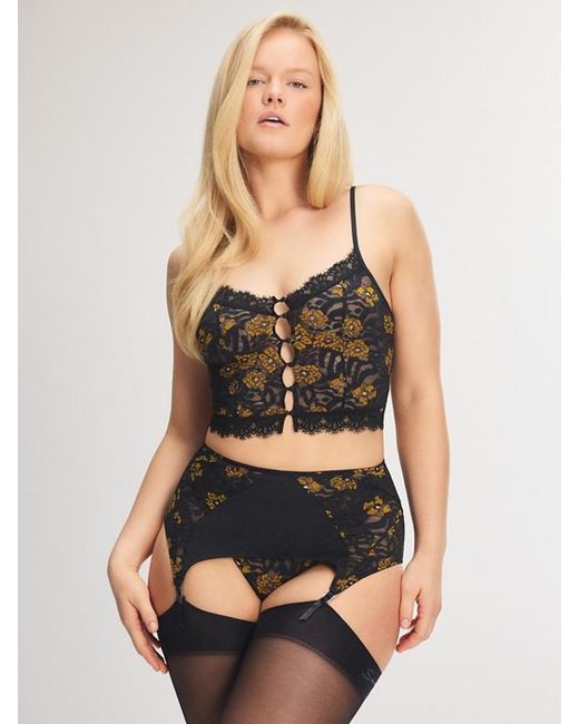 Savage X Black Feline Floral Cami