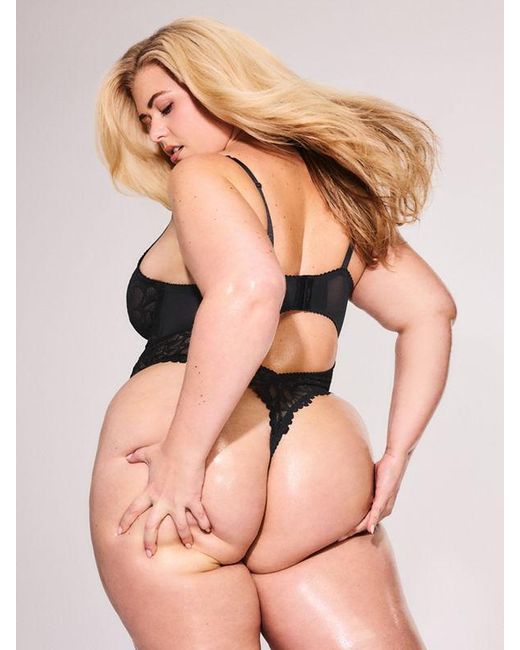 Savage X Black Savage Not Sorry Lace Underwire Lace Teddy