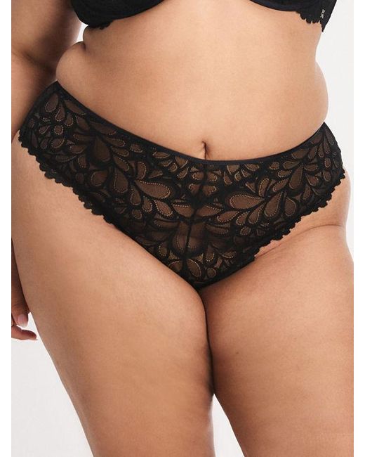 Savage X Black Savage Not Sorry Lace Cheeky Panty