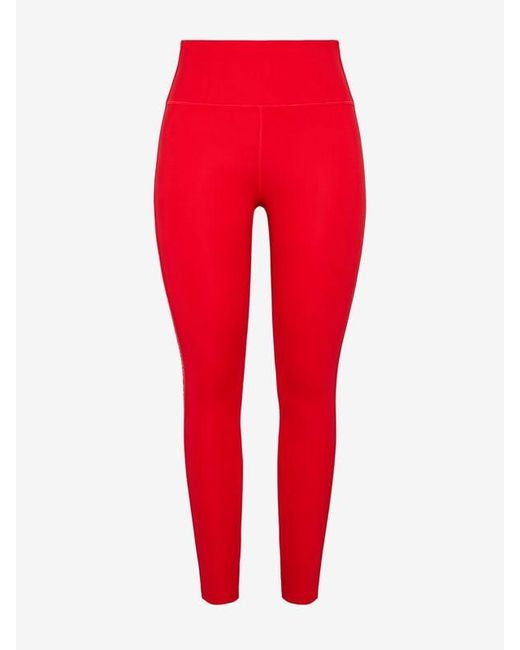 Savage X Red Supple Flex High-waist Side Logo Band Legging