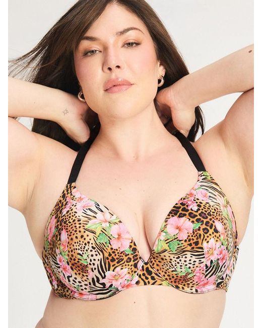 Savage X Black New Microfiber Push-up Bra