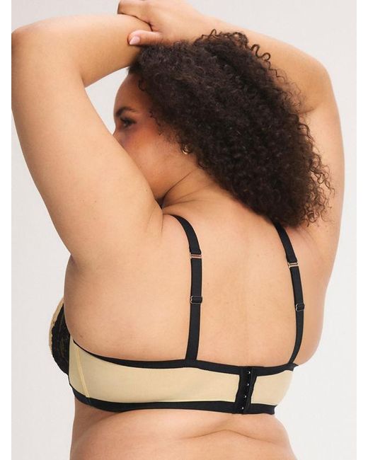 Savage X Natural Brash Blossoms Embroidered Unlined Bra
