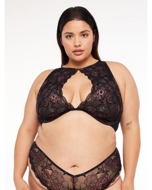 Savage X Black Nymph Nouveau Lace Unlined Bra