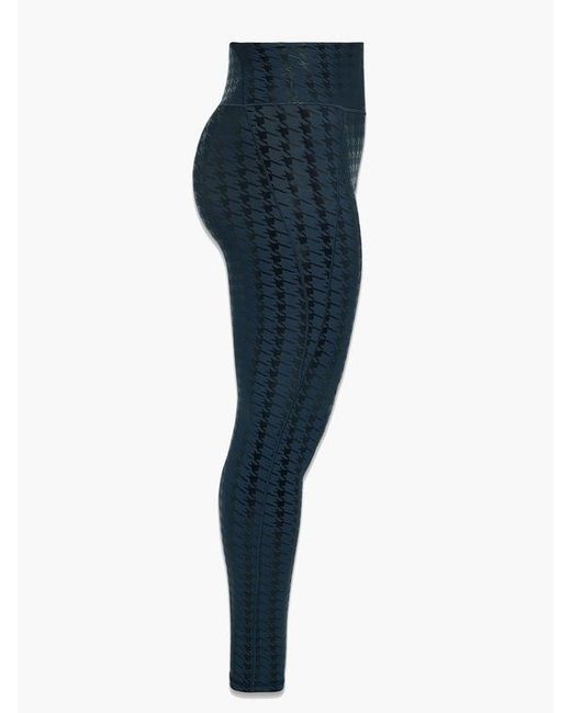 Savage X Blue Sky-hi Houndstooth Super High-waist Pocket Leggings