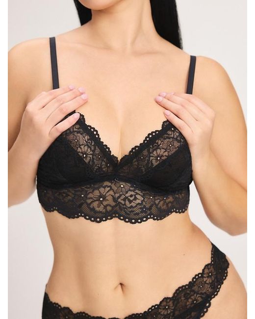 Savage X Black Soft N' Savage Lace Bralette