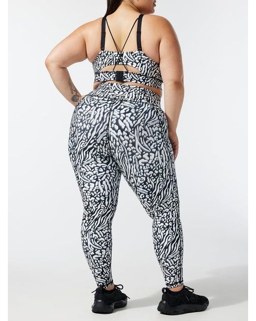 Savage X Blue Sky-hi Logo Patch Super High-waist Pocket Leggings