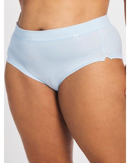Savage X Blue Cotton Essentials Shortie Panty