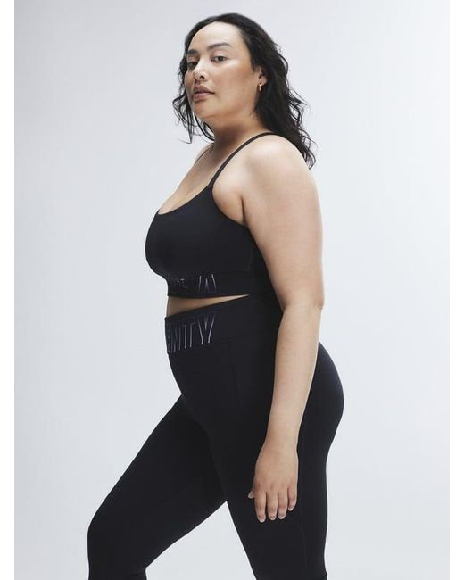 Savage X Black Band-it Low-impact Logo Sports Bra