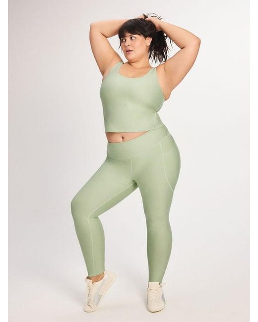 Savage X Green Supple Flex High-waist Side Pocket Legging