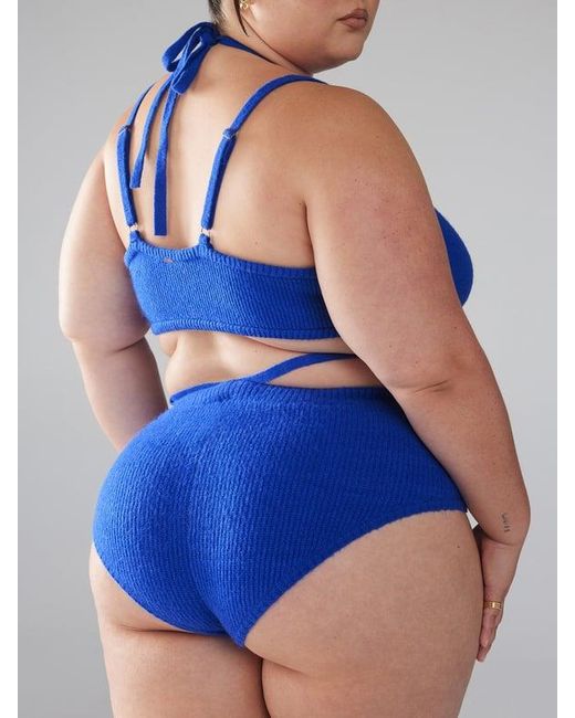 Savage X Blue Ms. Minx Knit Sleep Shorts
