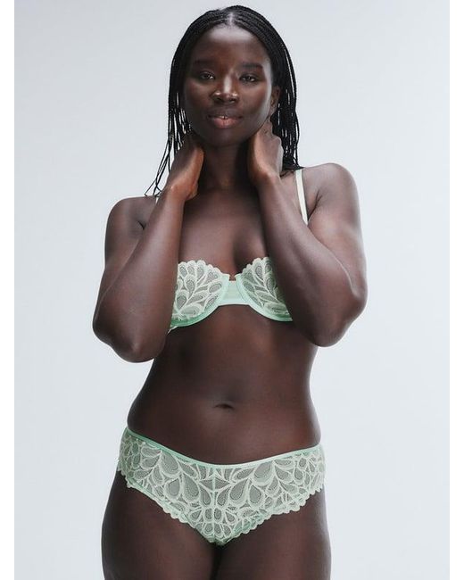Savage X Green Savage Not Sorry Unlined Lace Balconette Bra