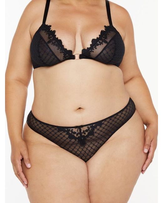 Savage X Natural Baroque Bondage Open-back Brazilian