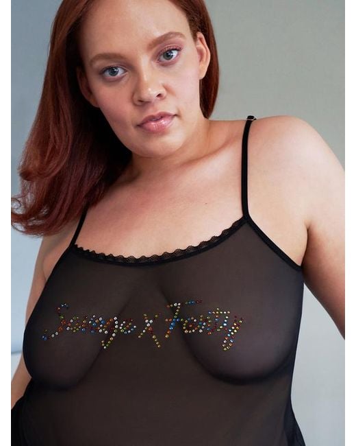 Savage X Black Carnival Mesh Cami