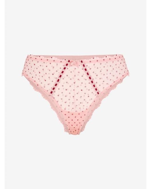 Savage X Pink Tied Intentions Brazilian Knickers