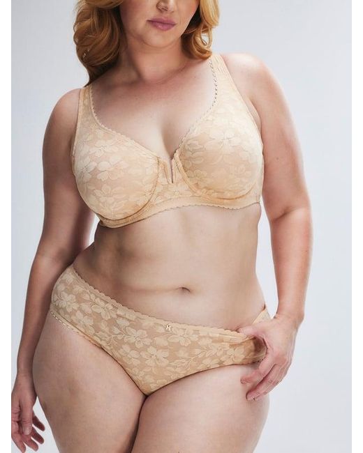Savage X Natural Lavish Lace Unlined Full-coverage Bra