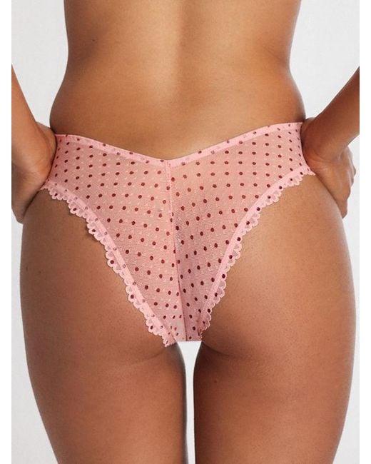 Savage X Pink Tied Intentions Brazilian Knickers