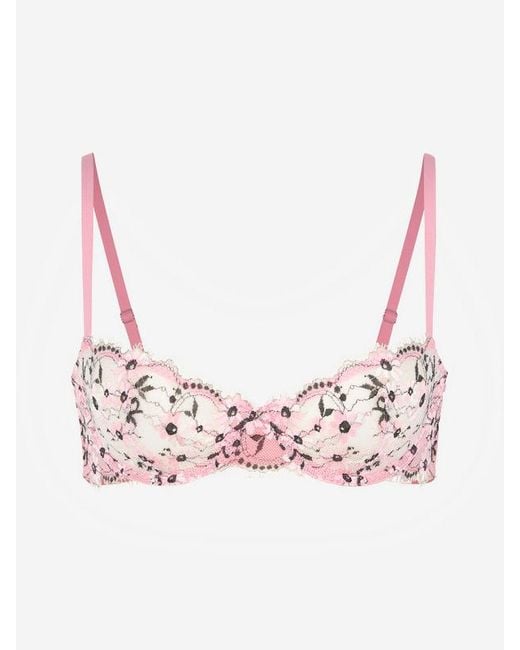 Savage X Pink Daisy Darling Lace Unlined Balconette Bra