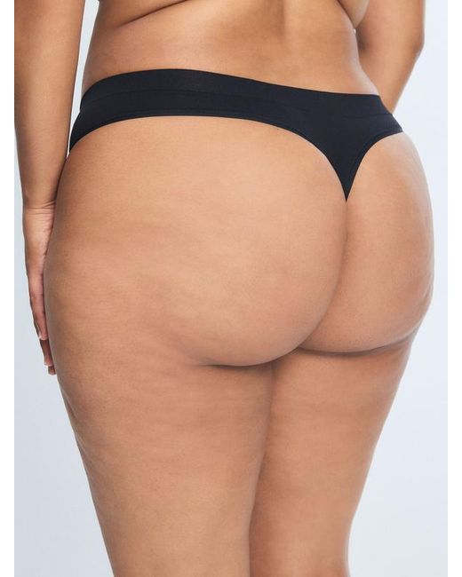 Savage X Black Seamless High-waist Thong
