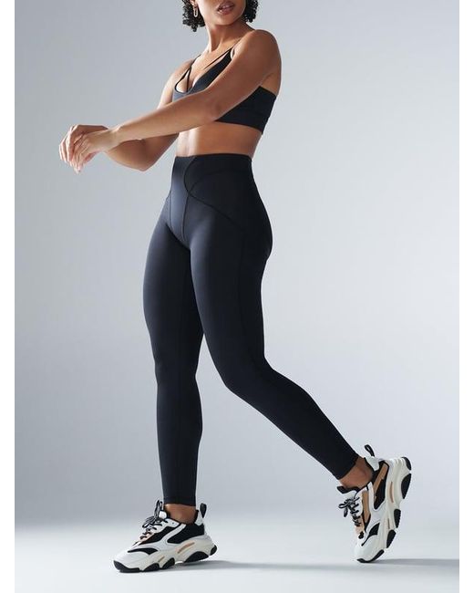 Savage X Black Curve Alert High-waist Rib Leggings