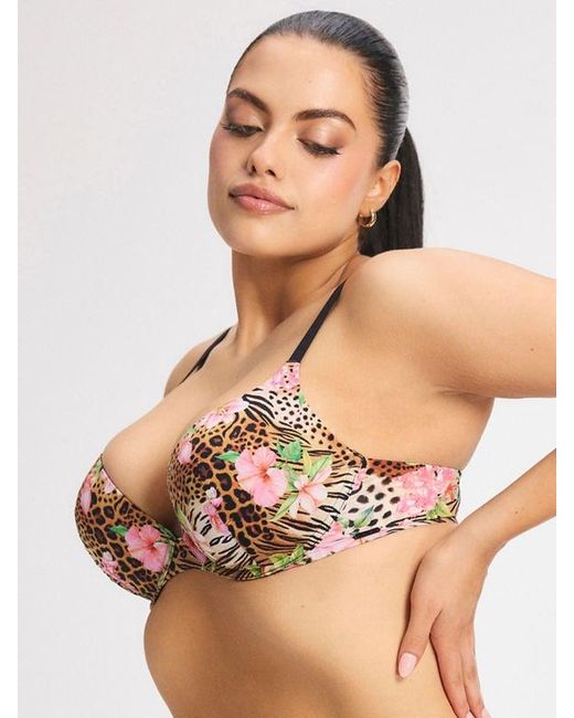 Savage X Black New Microfiber Push-up Bra