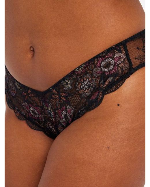 Savage X Black Nymph Nouveau Lace Cheeky Knickers