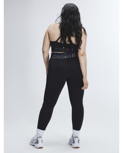 Savage X Black Band-it Low-impact Logo Sports Bra