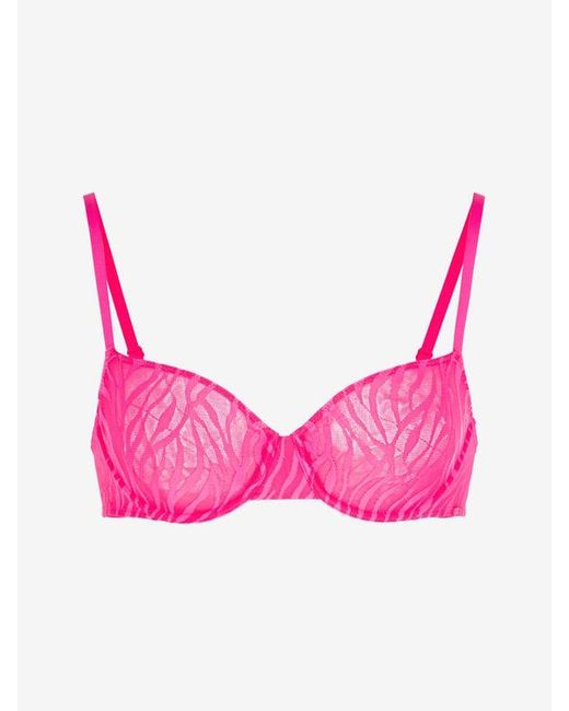 Savage X Pink Untamed Lavish Lace Unlined Low-cut Balconette Bra