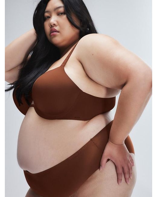 Savage X Brown New Microfiber No-show Hipster Knicker