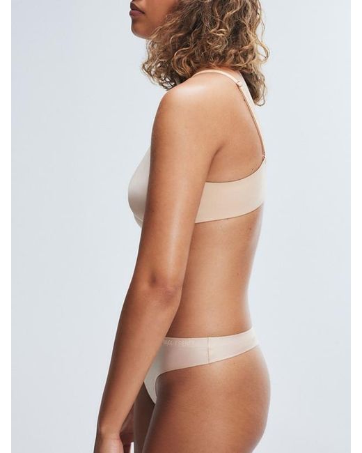 Savage X Brown New Microfiber No-show Thong