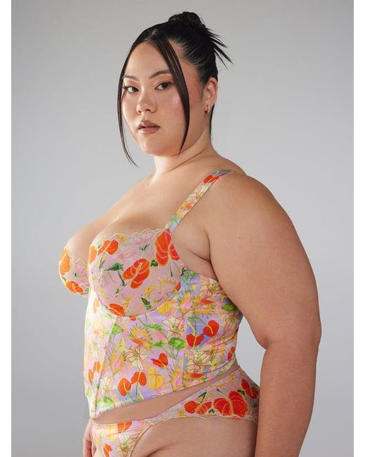 Savage X Multicolor Mutha Nature Satin Bustier