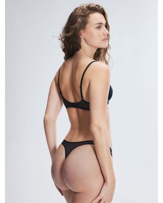 Savage X Black Sheer X Demi Spacer Bra