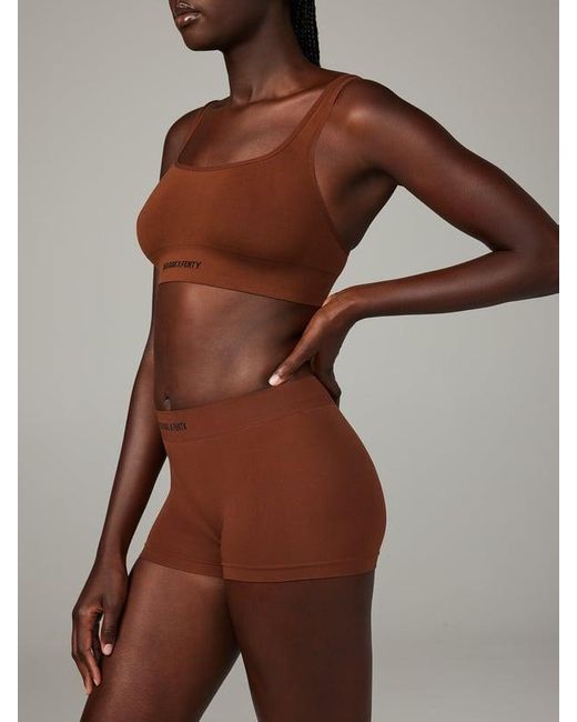 Savage X Brown Seamless Boy Short Knicker