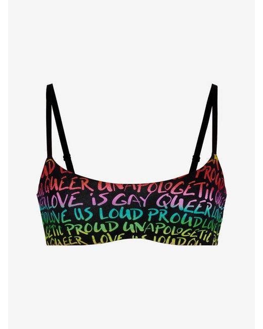 Savage X Green Cotton Essentials Scoop-neck Bralette