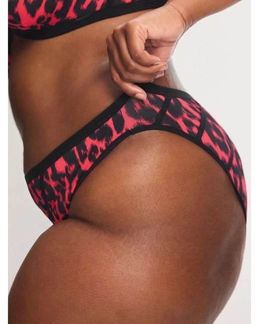 Savage X Pink City Kitty High-leg Bikini Knickers