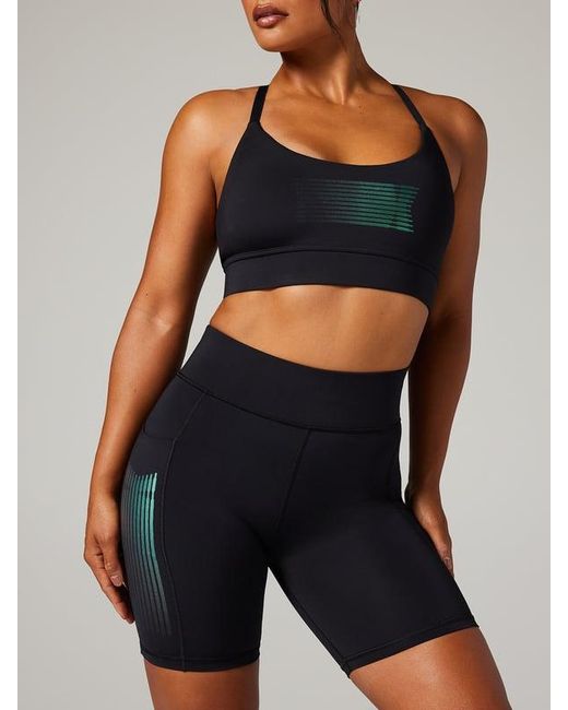 Savage X Black Band-it High-waist Bike Shorts