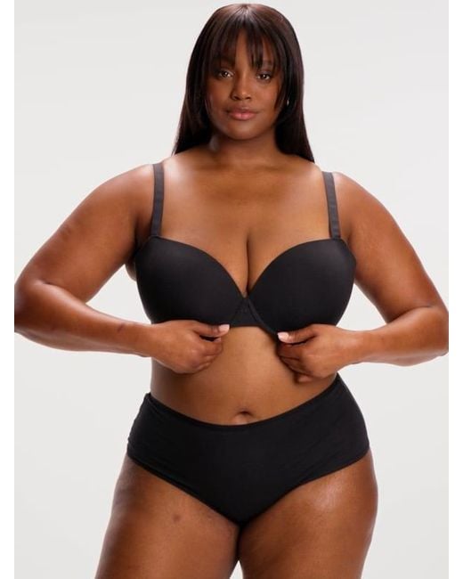Savage X Black Cotton Essentials Brief Knickers
