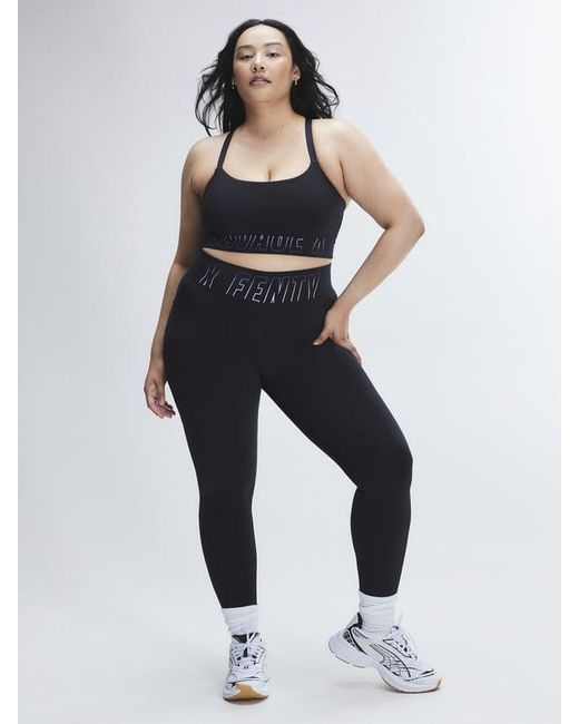 Savage X Black Band-it Low-impact Logo Sports Bra