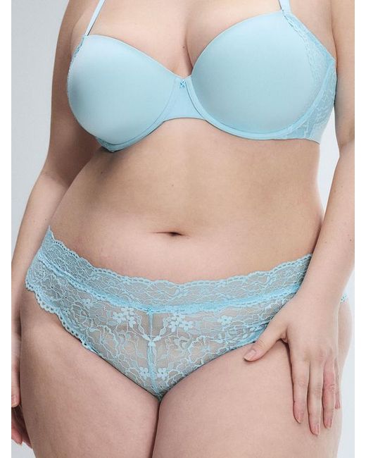 Savage X Blue Soft N' Savage Lace Cheeky Knickers