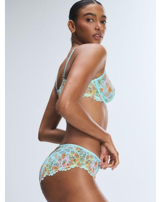 Savage X Blue Savage Not Sorry Unlined Lace Balconette Bra