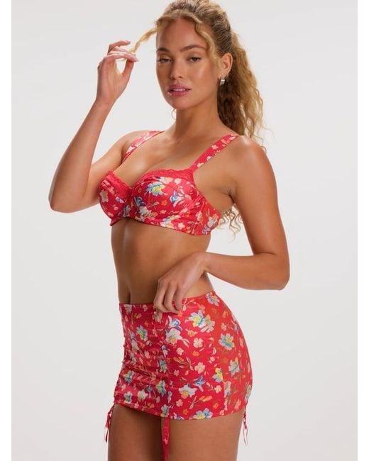 Savage X Red Monamour Unlined Low-cut Balconette Bra