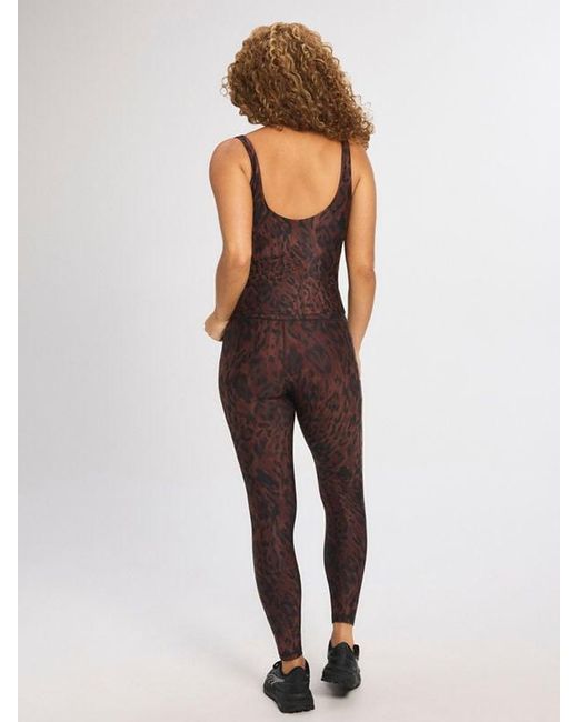 Savage X Brown Supple Flex High-waist Side Pocket Legging
