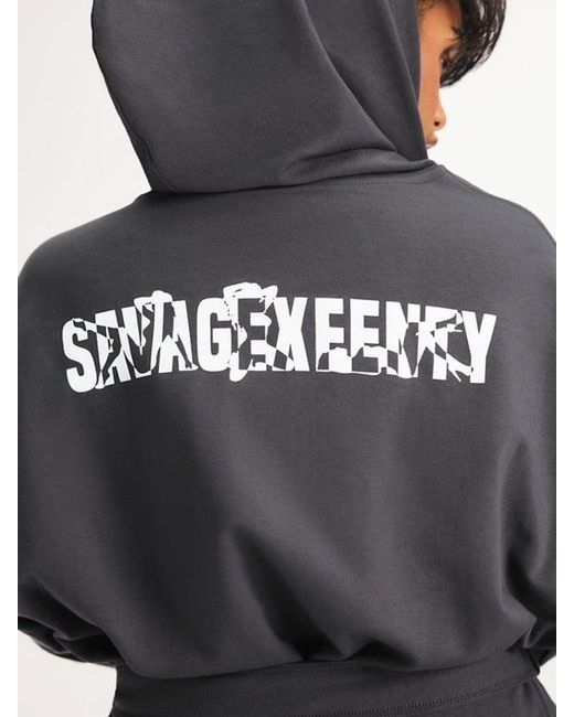 Savage X Gray Forever Savage Showgirl Short Dressing Gown