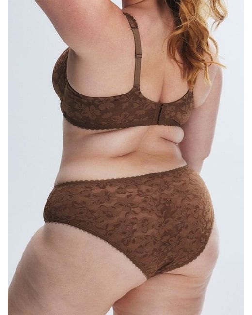 Savage X Brown Lavish Lace Hipster Panty