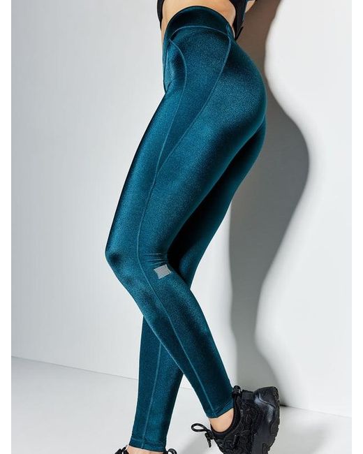 Savage X Blue Sky-hi Gloss Super High-waist Pocket Legging