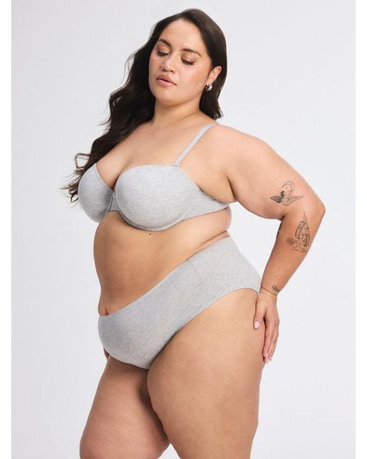 Savage X Blue Cotton Essentials Brief Knickers